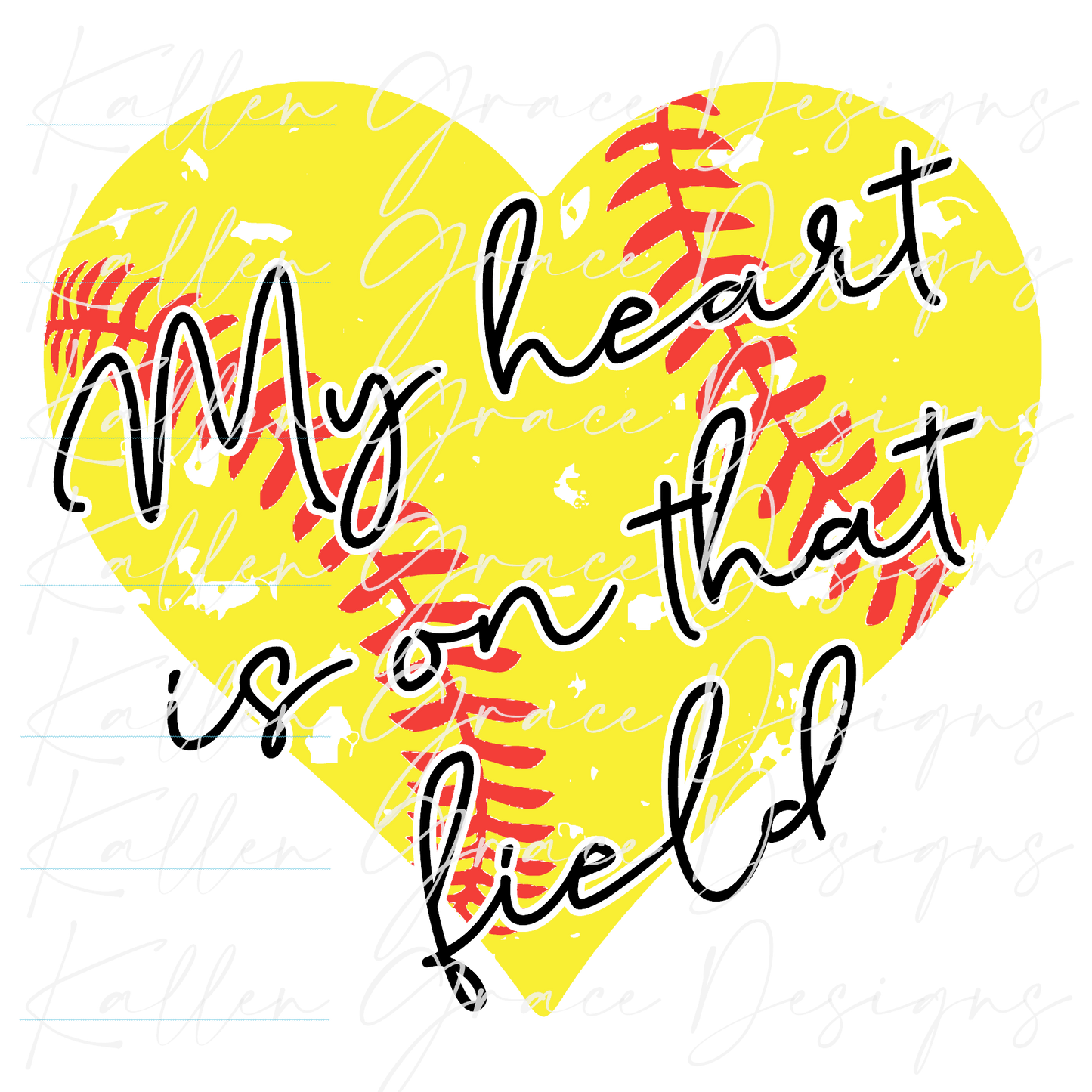 My Heart is on that Field SVG Digital Download