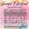 20oz Serape Blocked Tumbler Template