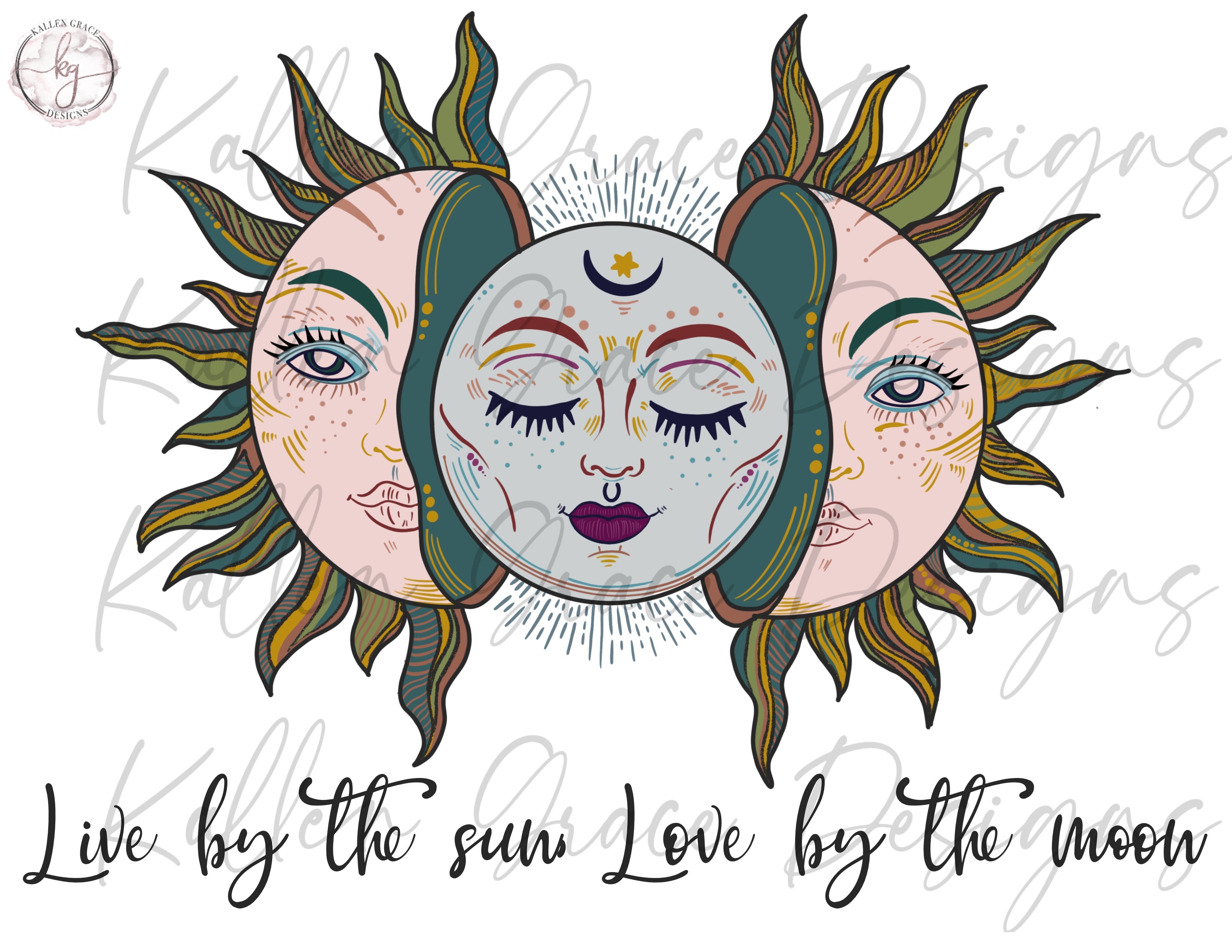 Sun and Moon Digital Download