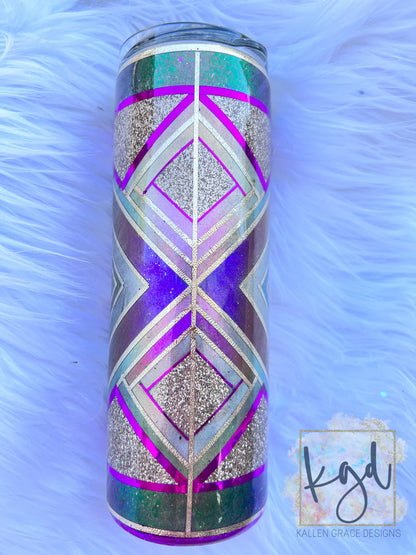 20oz Skinny Diamond Trance Template