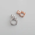{MTO} Round Keepsake Necklace w/ Cubic Zirconia