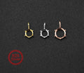 {MTO} Round Prong Keepsake Necklace w/ Cubic Zirconia