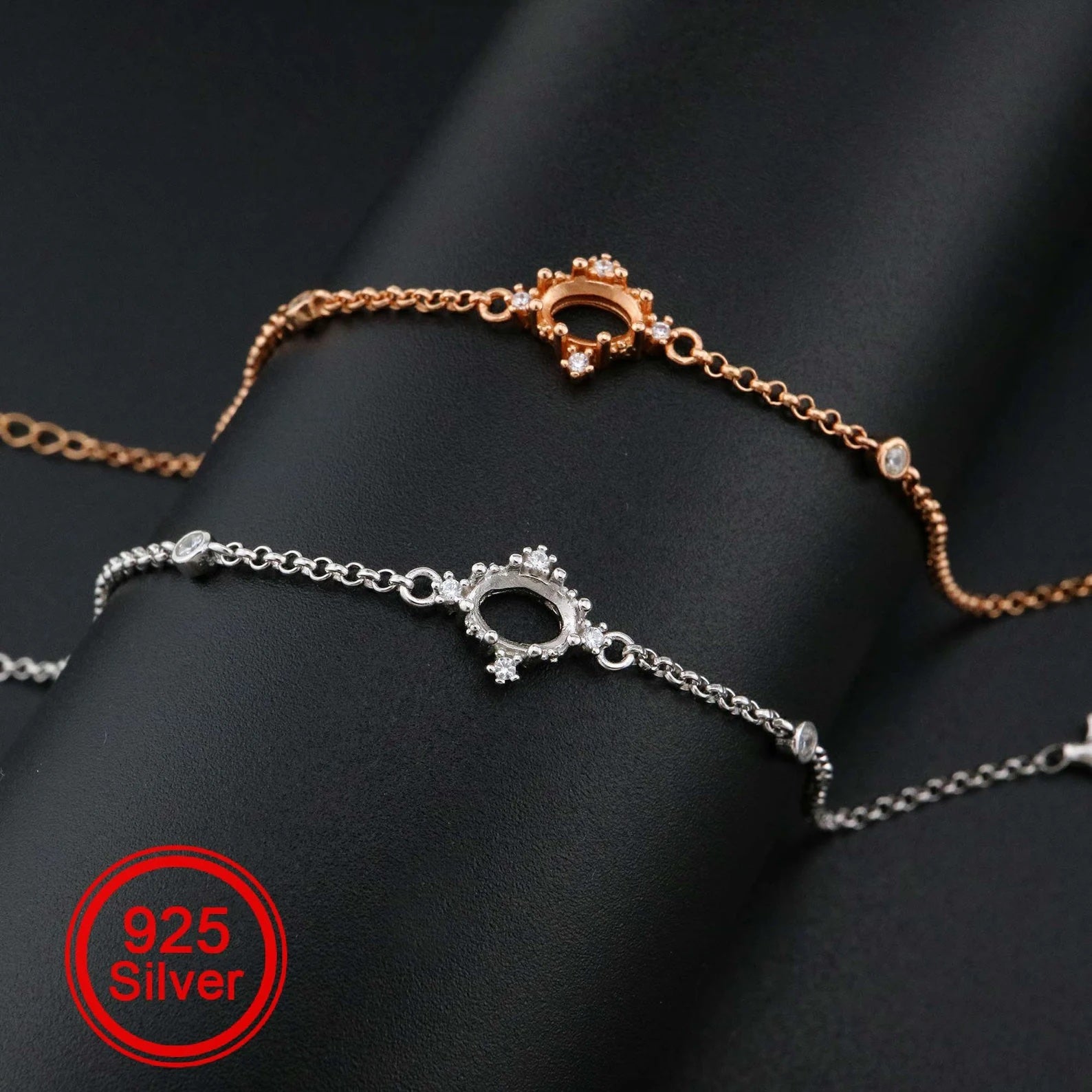 {MTO} Vintage Keepsake Bracelet w/ Cubic Zirconia
