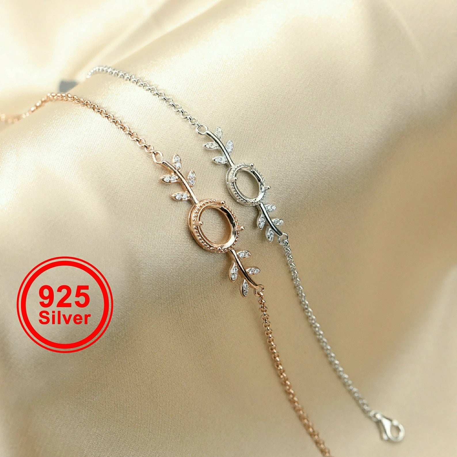 {MTO} Elegant Keepsake Bracelet w/ Cubic Zirconia