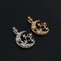 {MTO} See you at the Moon Keepsake Necklace w/ Cubic Zirconia