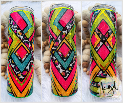 20oz Mandala Effect Tumbler Template