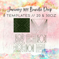 Jan 2023 Template Drop (20&30oz) [$104  Value]