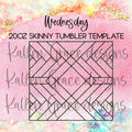 Wedesday 20oz Tumbler Template