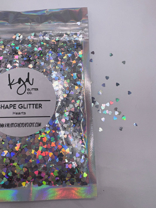 Shape Glitter - Hearts