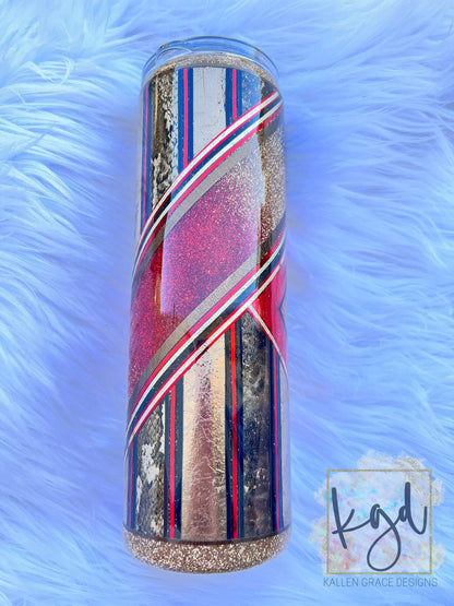 Jailhouse Diamond 30oz Skinny Tumbler Template