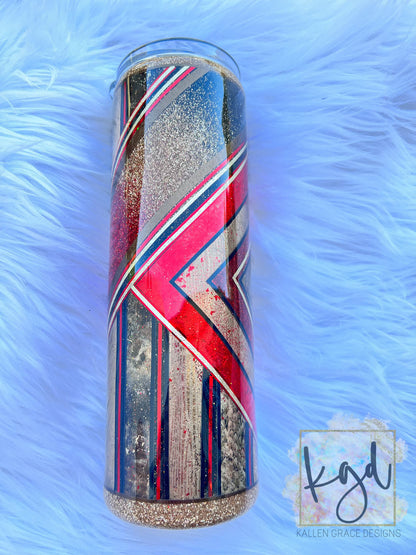 Jailhouse Diamond 30oz Skinny Tumbler Template