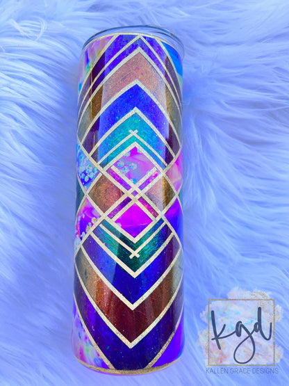 Neverending Angles 20oz Tumbler Template