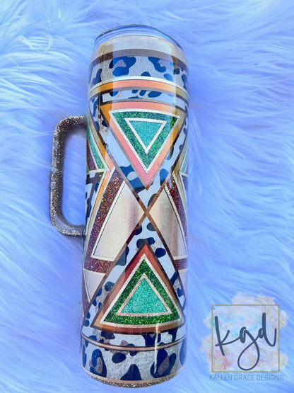 20oz Queen of Arrows Tumbler Template